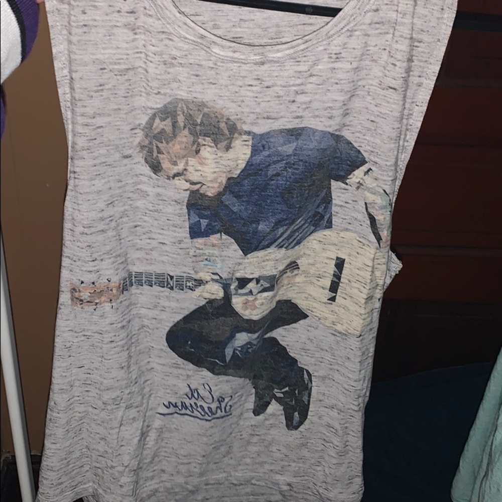 Ed Sheeran official divide tour tank top